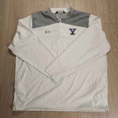 Pullover Under Armour NCAA Yale Bulldogs 1/4 cremallera para hombre XXL logotipo bordado Foto 1 de 4