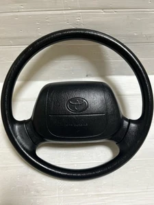 TOYOTA Genuine leather steering wheel for Hilux Surf 185 series JDM - Picture 1 of 4