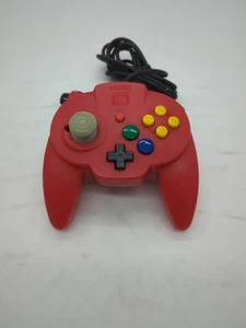 *OFFICIAL* Red Hori Mini Pad Wired Controller Nintendo 64 N64 - Picture 1 of 4