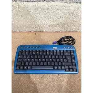 Vintage Monterey K371 Tastatur blau & schwarz kabelgebunden PS/2 QWERTY (Standards) für PC - Bild 1 von 11