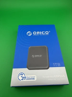 Unidad portátil externa magnética ORICO 1TB A20PLUS 2000MB/s 4K ProRes Foto 1 de 4