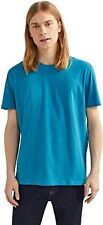 Springfield Men's Básica Logo Short Sleeve Leisure T-Shirt, Turquoise Blue, M