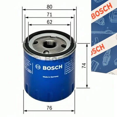 BOSCH 0451103139 Ölfilter Anschraubbar für 2 CV ACADIANE LNA VISA PEUGEOT 205 I - Bild 1 von 4