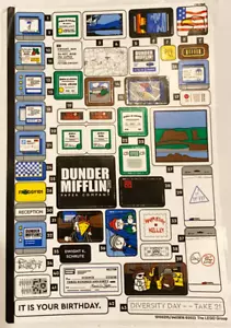 LEGO STICKER SHEET #1 THE OFFICE 21336 from set New & Genuine - Picture 1 of 1