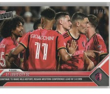 2023 Topps Now MLS 127 RED /10 St. Louis City SC Jackson  Gioacchini RC Rookie