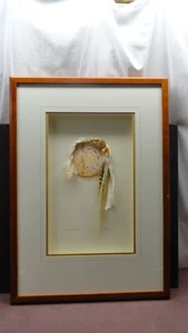 NATIVE AMERICAN SHADOW BOX ART feather KAY C STINSON "SILENT PROTECTOR" - Picture 1 of 8