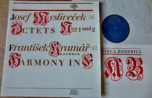 SUPRAPHON SUA ST 59673 MYSLIVECEK OCTETS KROMMER HARMONY LP (1981) EX++CZECH - Picture 1 of 2