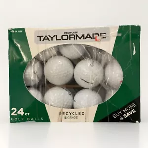 22 Recycled Taylormade Golf Balls Grade B Challenge Golf OPEN BOX - Picture 1 of 5