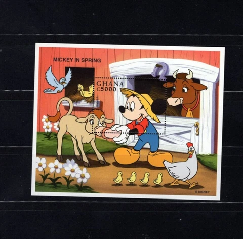 Ghana Disney 2012 Mickey Spring VF MNH S/S A2 Cover