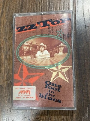 One Foot in the Blues ZZ Top SAUDI ARABIA LICENSEE MUSIC MASTER Cassette Tape - Image 1 of 4