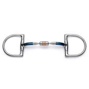 Cavalon Hunter D-Ring Capsula Snaffle Bit in Ferro Dolce - Foto 1 di 2