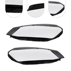 Pair Headlight Lens Cover for 2014 2015 2016 2017 VW Golf 7 Clear Headlamp Cover - Picture 1 of 23