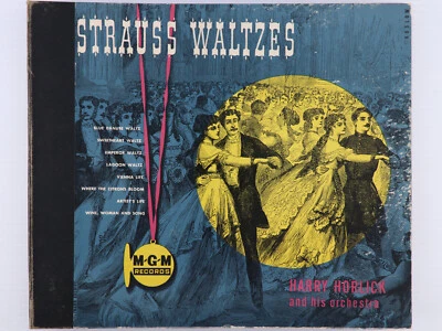 Harry Horlick & His Orchestra – Strauss Waltzes - 1947 4x10" 78rpm Book Set MGM9 - Image 1 of 4