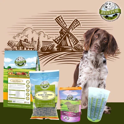 Bellfor Hundefutter Trockenfutter 1x Hunde Soft Snack 1x Immun Pulver 1x Set - Bild 1 von 4