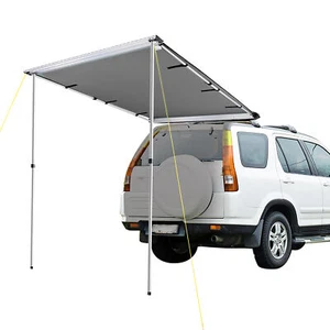 Yescom Vehicle Awning 4.6x6.6' Retractable Car Side Roof Rack Overlanding Shade - Picture 1 of 10