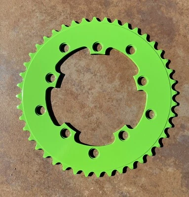 OLD SCHOOL BMX NUEVO ALUMINIO 1/8" 44T PLATO 110/130 GT VERDE LIMA Foto 1 de 2