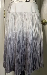 Talbots Collection Skirt Pure Silk Side Zip Hombre Size 8 - Picture 1 of 6