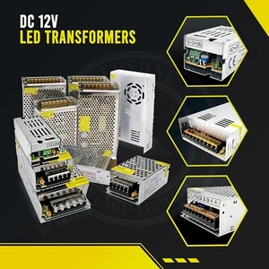 Driver LED DC 12V LED Alimentatore Trasformatore Driver di Commutazione per Striscia LED CCTV - Foto 1 di 55