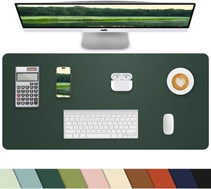 Non-Slip Desk Mat Large Mouse Pad & Laptop Desk Pad - 35.4" X 17" Dark Green - Picture 1 of 7