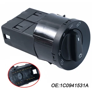 Headlight Foglight Control Switch Knob For Lupo Bora New Beetle YM2113K196AAYYEJ - Picture 1 of 10