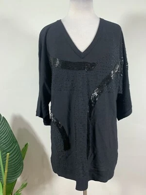 Top negro para mujer Adrienne Vittadini, talla XL Foto 1 de 4