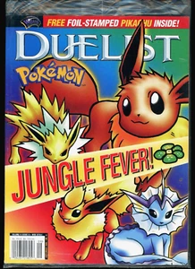 Pokemon DUELIST MAGAZINE Jungle Fever SEALED Promo GOLD "W" Stamp PIKACHU Card - Picture 1 of 2