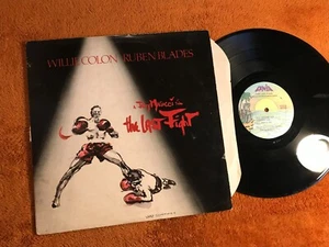 WILLIE COLON RUBEN BLADES THE LAST FIGHT RARE ORIGINAL SALSA RECORD 1982 LP fani - Picture 1 of 3