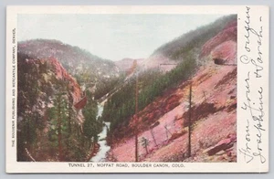 Colorado Boulder Kanontunnel 27 Moffatstraße ungeteilte Rückseite Postkarte - Bild 1 von 2