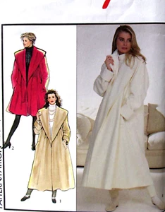 Misses Sewing Pattern Vtg 90s STYLE swing coat size 8 - 20 - Picture 1 of 3