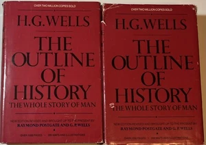 Der Umriss der Geschichte: Die ganze Geschichte des Menschen von H.G.Wells, Bände 1 & 2, 1971 - Bild 1 von 12