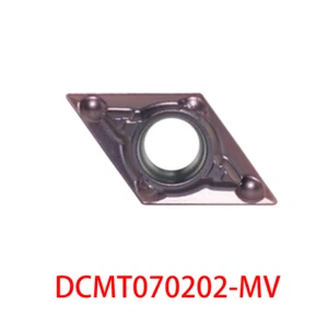 10 pz DCMT070202-MV DCMT21.50.5 inserti in carburo DCMT07 inserti tornio CNC - Foto 1 di 1