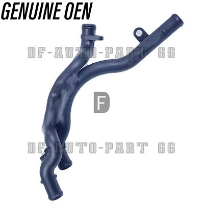 06E121044AF Tubo de agua refrigerante motor OEM para Audi A4 - A8 Q5 7 pieza original NUEVO Foto 1 de 4