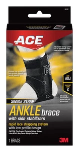 ACE Ankle Support with Side Stabilizers 901007, Adjustable (Case of 12) - Picture 1 of 1