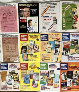 ALL 12 COPIES OF PROGRAMME MONTHLY & FOOTBALL COLLECTABLE FROM 2012 - Picture 1 of 12