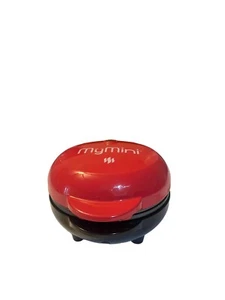 My Mini gofrera roja en forma de donut 5" antiadherente se calienta rápidamente nueva - Imagen 1 de 5