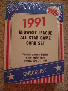 1991 MIDWEST LEAGUE ALL STAR GAME SET PROCARDS TIM WORRELL (51 CARDS) - Picture 1 of 1