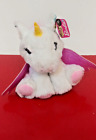 Barbie Pets Unicorn Plush Pink Wings Rainbow Ears Purple Eyes Stuffed Animal 7"