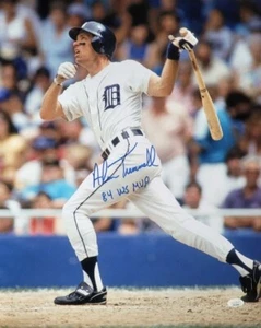 Autographed 16X20 ALAN TRAMMELL "84 WS MVP" Detroit Tigers photo JSA Witness - Picture 1 of 1