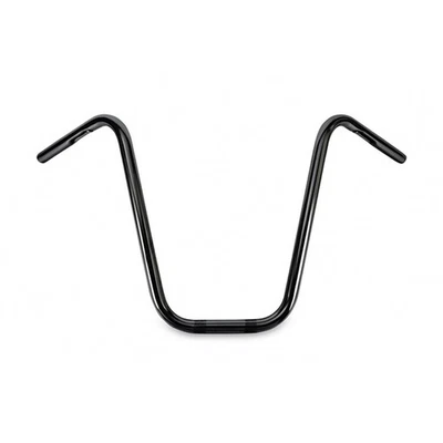 16" Narrow Bottom Apes - Ape Hanger Bars Black 1.00" Dia. - 32.5W-16H-7PB - Image 1 of 2