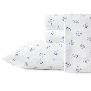 - King Bettwäsche, Baumwolle Perkal Bettwäsche Set, knackige & coole Wohnkultur (blaue Skizze... - Bild 1 von 9