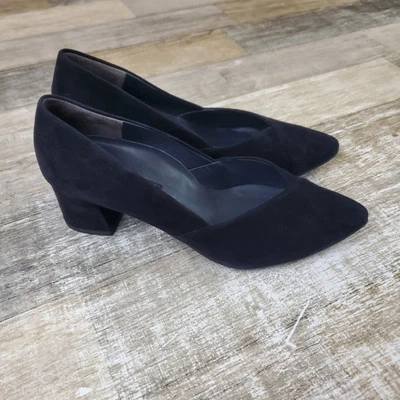 Paul Green Rendi Womens Pumps Sz 6 (UK 3.5) Block Heel Pointed Toe Black - Image 1 of 4