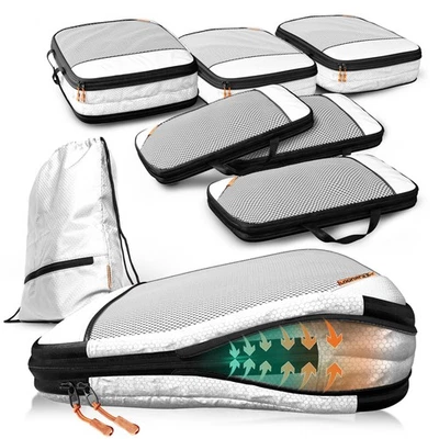 Compression Packing Cubes Set für mehr Platz im Koffer  Backpack - Packwürfel... - Bild 1 von 4