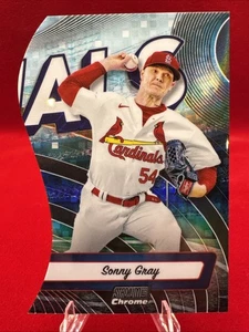 2024 Topps Stadium Club Chrome Sonny Gray Triumvirates #TRI-21 Die-Cut. *B9 - Bild 1 von 2