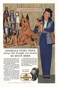 1944 General Tire: You Just Know the Quality Is There Vintage Print Ad - Picture 1 of 1
