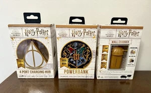 NEW🪄Harry Potter Tech Bundle Set 📱Power Bank 4-Port Charging Hub Wall Charger - Picture 1 of 8