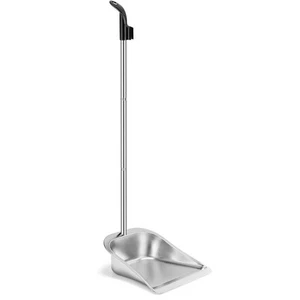 Dust Pans with Long Handle - 35”Heavy Duty Metal Upright Stand Up Dustpan - L... - Picture 1 of 7