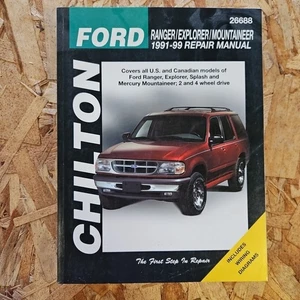 1991 1996 1997 1998 1999 FORD EXPLORER RANGER SPLASH MOUNTAINEER REPAIR MANUAL - Foto 1 di 8