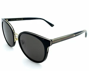 Gucci Damen Sonnenbrille schwarz/graue Gläser 56-145 mm GG0850SK 001 - Bild 1 von 3