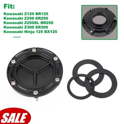 For Kawasaki Ninja 300 250/R/SL 125 Z300 Z250/SL Z125 Gas Fuel Tank Filler Caps - Изображение 1 из 4