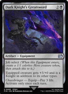 Dark Knight's Greatsword 95 Final Fantasy Magic the Gathering 003857 - Image 1 of 2